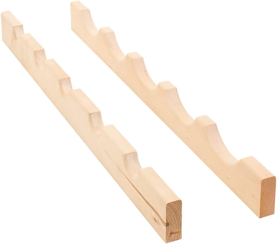 Hardware Resources BR48 Wine Bottle Rack Maple 1
