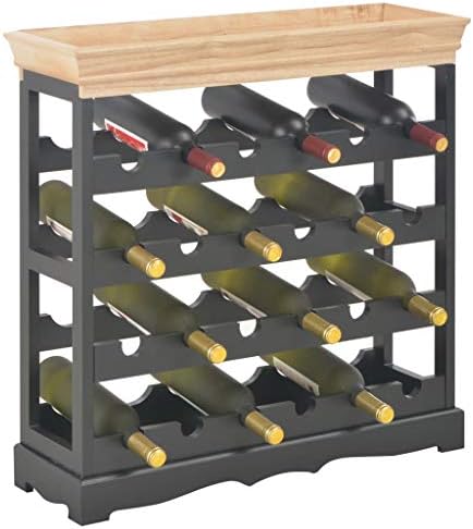 YITHOPI Freestanding Wine Rack Black 276x89x278
