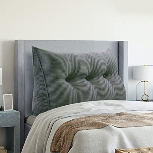 Homecozy Wedge Headboard Pillow 39in Dark Gray