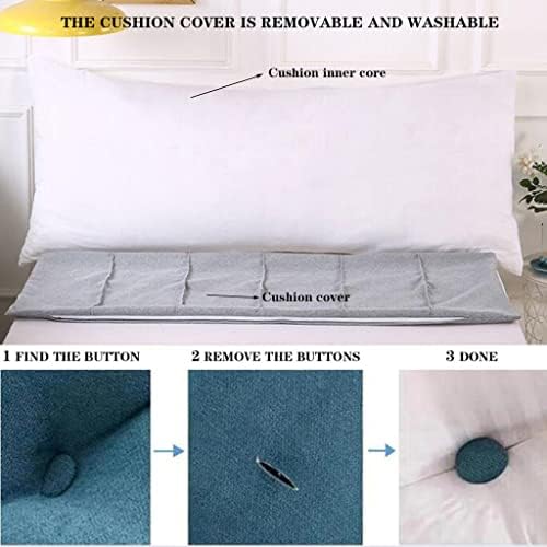 ZZYK Reading Pillow for Bed Headboard Support 39 Green