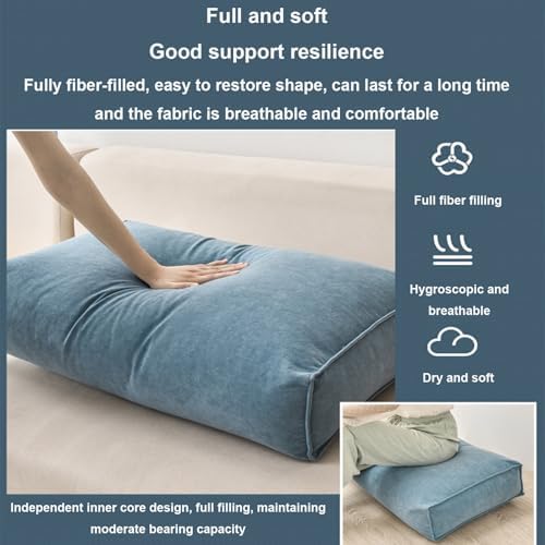 Yonwait Back Support Pillow Comfortable Headboard Pillow with Removable Cover