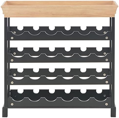 YITHOPI Freestanding Wine Rack Black 276x89x278