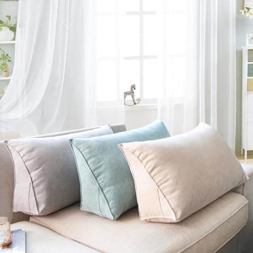 UEncounter Velvet Back Support Pillow with Storage Pocket 1