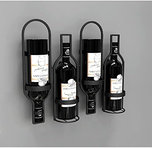 CGF Wall-Mounted Wine Rack Organizer 8 Bottles