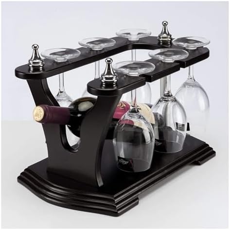 OXOAMP Y-Shaped Wooden Wine Rack Freestanding