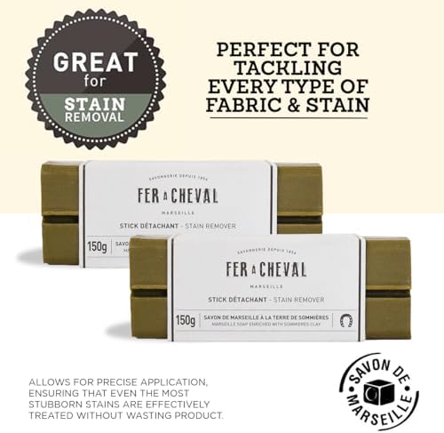 Fer Cheval Stain Remover Stick 2 Pack - Natural Travel-Sized