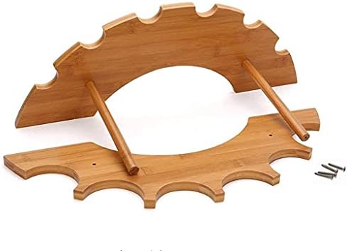 Bamboo Wine Rack 6 Bottles Countertop Storage