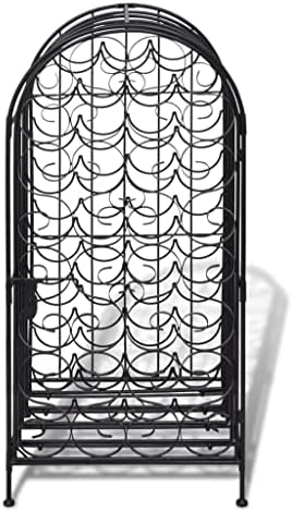 ROMHZKS 35 Bottle Metal Wine Rack - Rust Free and Elegant Design