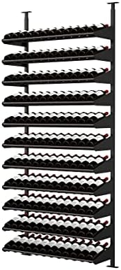Ultra Wine Racks Showcase Angled Display - Black Modular