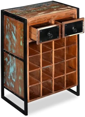 Camerina 16 Bottle Reclaimed Wood Wine Rack