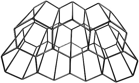 Cabilock 7-Hole Honeycomb Wine Display Stand