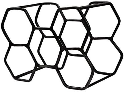 Storeindya Wrought Iron Wine Rack for Five Bottles