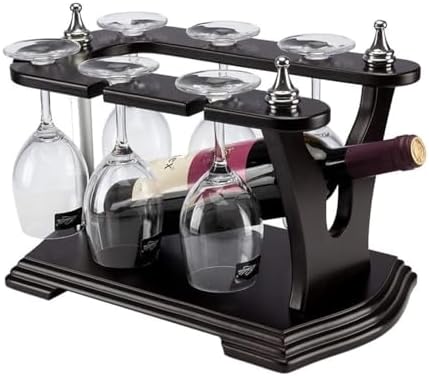 OXOAMP Y-Shaped Wooden Wine Rack Freestanding