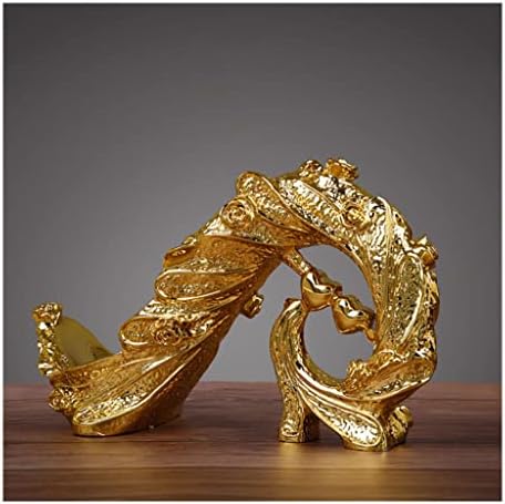BIOMICE Gold Peacock Resin Wine Rack