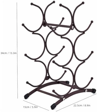 Fantasee 6 Bottle Tabletop Wine Rack Holder 1