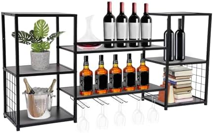 5-Tier Wall Mounted Wine Rack for 40 Bottles