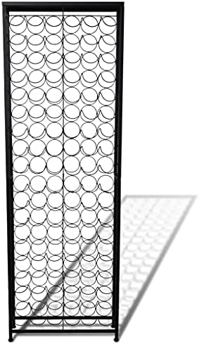 vidaXL 108 Bottle Freestanding Wine Rack