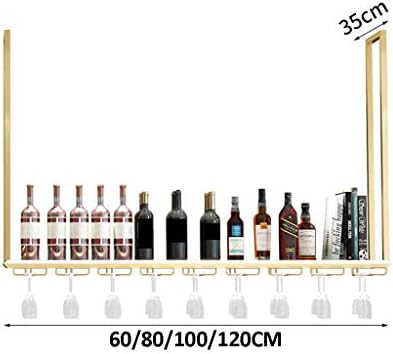 Suuim Wall-Mounted Wine Rack Durable Metal Wine Bottle Holder