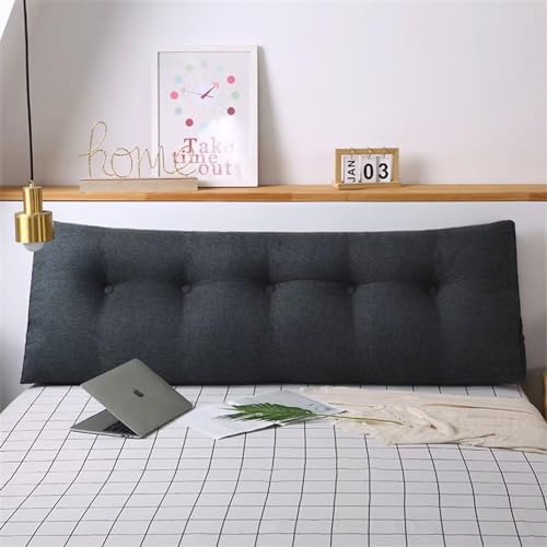 VClife Wedge Headboard Pillow Dark Grey