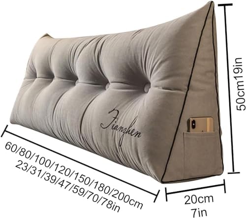 Ergonomic Reading Pillow with Back Support for Bed and Sofa