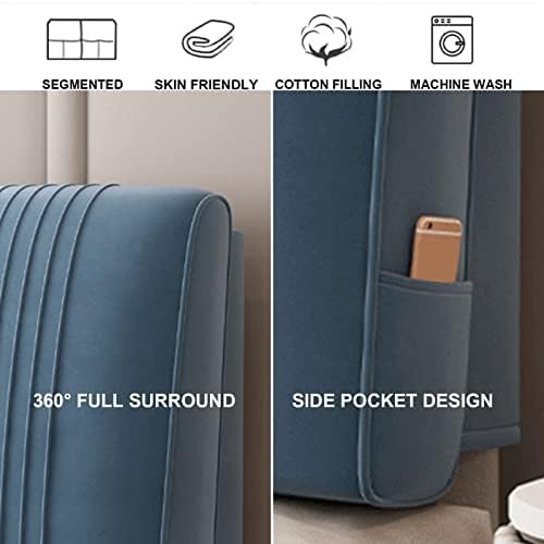 ZZYK Wedge Body Positioner Headboard Pillow 63 Large Bolster Cushion