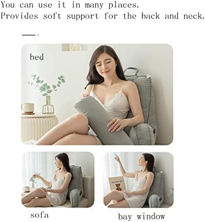 SARUEL Reading Pillow with Arm Support and Detachable Neck Roll 1