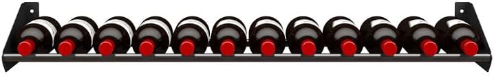 Ultra Wine Racks Showcase Cork Out Row - Black 12 Bottle