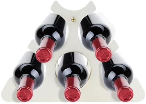 ZLHETWT Freestanding Wine Rack Holds 6 Bottles