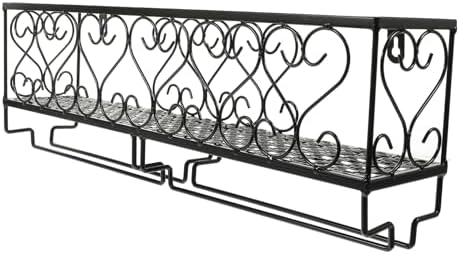 NAMOARLY Wall-Mounted Wine Rack Organizer
