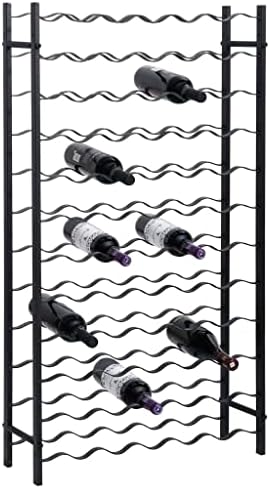Freestanding Wine Rack for 72 Bottles Black Iron