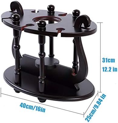 CGF- Freestanding Wine Rack with 6 Stemware Holders