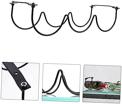 2pcs Iron Wine Rack Display Cabinet Storage Shelf Wall Mount Rack Stand