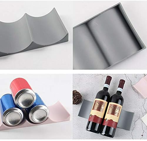 CALIDAKA 4Pcs Freestanding Wine Rack for Kitchen Countertop