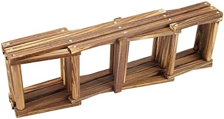 Yosoo Freestanding 3-Tier Wine Rack with Collapsible Accordion Design