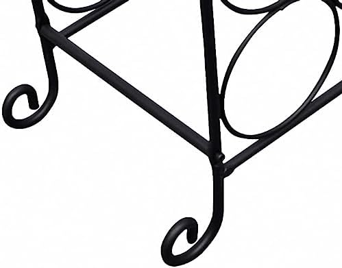 WEHUOSIF 21 Bottle Metal Wine Rack - Retro Style