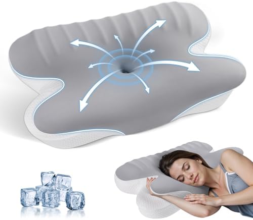 JINXIA Cooling Neck Pillow with Removable Cover