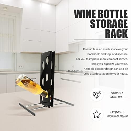 Yardwe Freestanding Wine Rack for Countertop Storage