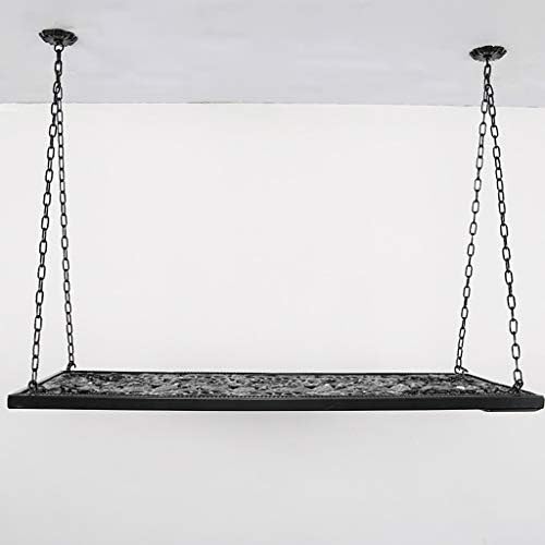 ZJDYDY Adjustable Height Glass Wine Frame Ceiling Rack