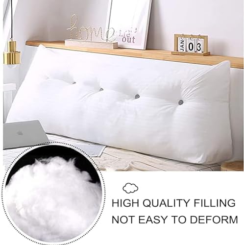HIOSIEFUO Triangular Reading Pillow for Neck and Lumbar Support