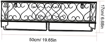 NAMOARLY Wall-Mounted Wine Rack Organizer
