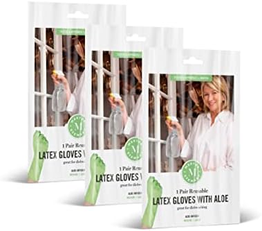 Martha Stewart Medline Aloe Cleaning Gloves Reusable