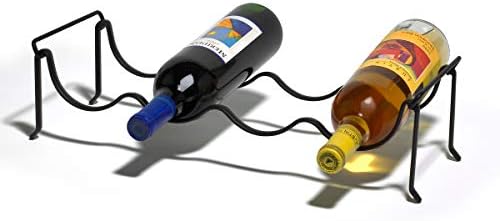 Spectrum Diversified Ashley 4 Bottle Wine Rack Black