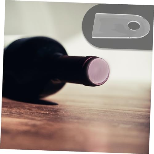 CIYODO 2 Pcs Clear Acrylic Wine Bottle Holder