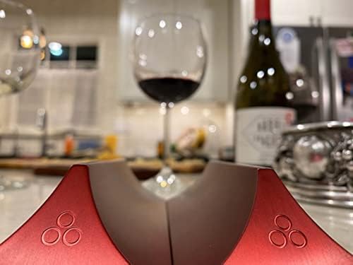 Compact Wine Rack for Wine Lovers Romantic Red