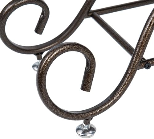JOIN IRON Cello Shape Wine Rack with Stemware Holder