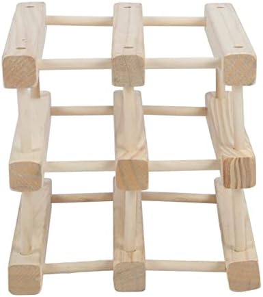 Pssopp Freestanding Wine Rack with 3 Tiers