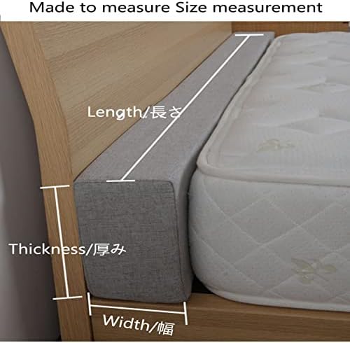 YSBJL Bed Gap Filler for Headboard King Removable Cover