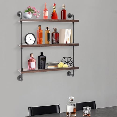 Bacacoo 397in Wall Mounted Wine Rack with LED Light 1