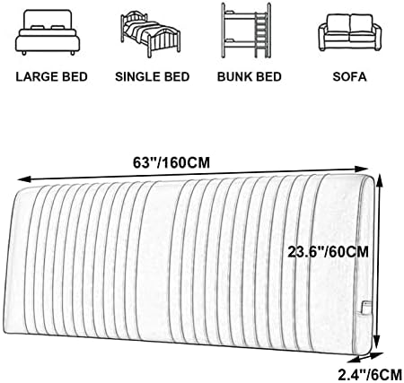 ZZYK Wedge Body Positioner Headboard Pillow 63 Large Bolster Cushion