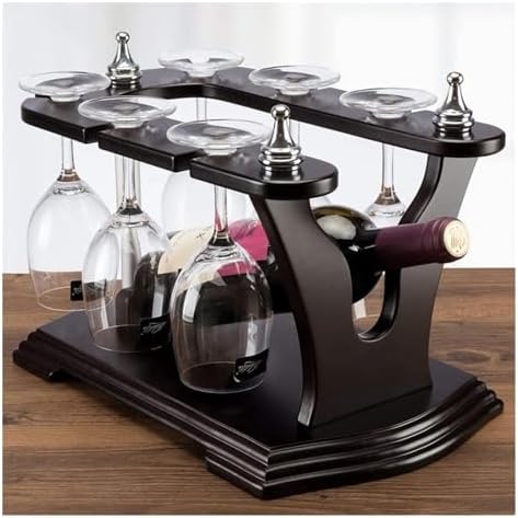 OXOAMP Y-Shaped Wooden Wine Rack Freestanding